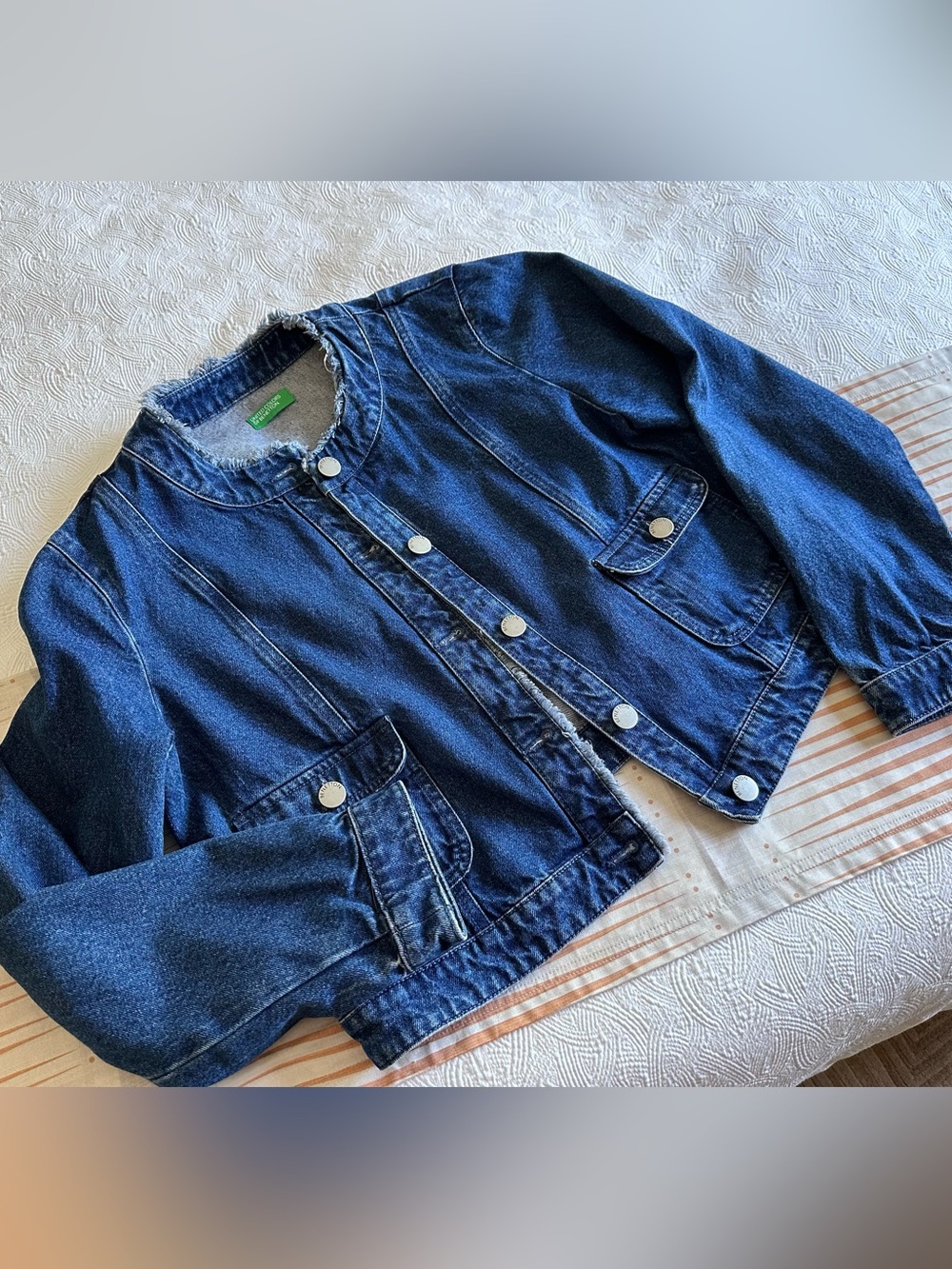 United Colors of Benetton - Dark Blue Denim Jacket